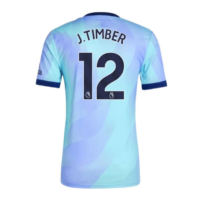 2024-2025 Arsenal Player Version Third Shirt (J.Timber 12) — Buy Online