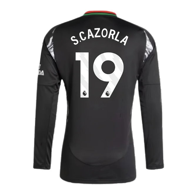 2024-2025 Arsenal Away Long Sleeve Shirt (S.Cazorla 19) — Shop Now