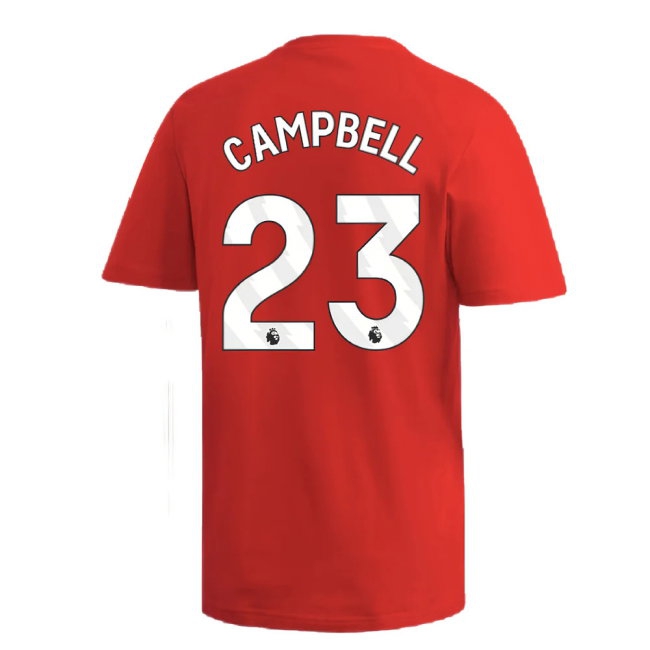 2024-2025 Arsenal DNA Graphic Tee (Red) (Campbell 23) — Buy Now