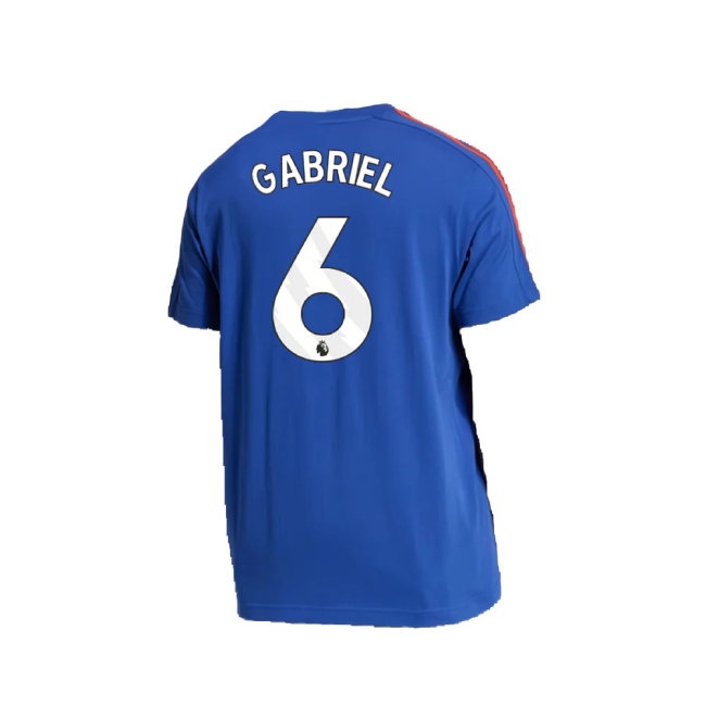 2024-2025 Arsenal DNA Tee (Victory Blue) (Gabriel 6) — Buy Online
