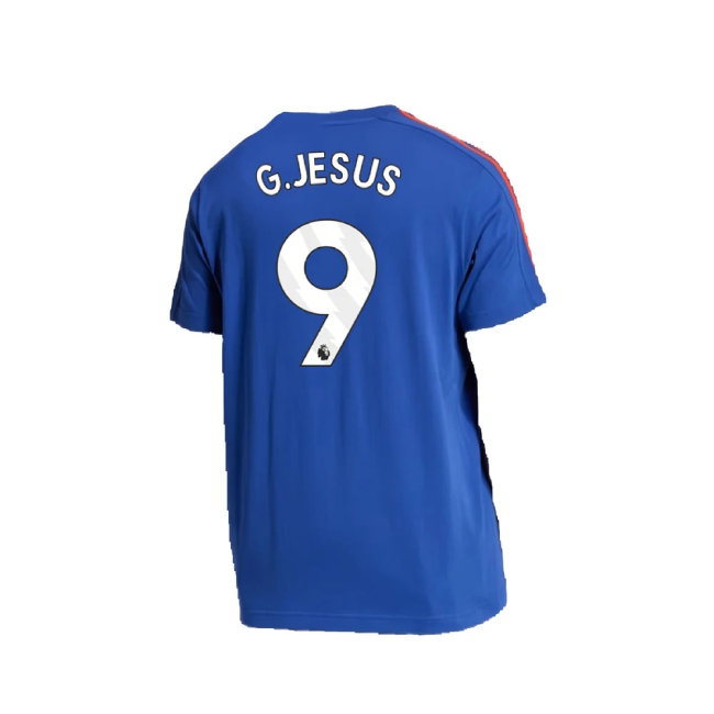 2024-2025 Arsenal DNA Tee (Victory Blue) (G.Jesus 9) — Shop Online