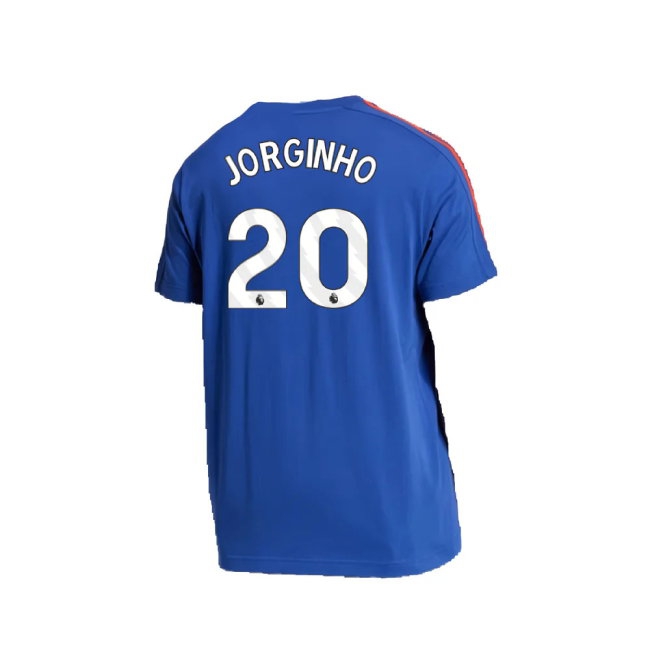2024-2025 Arsenal DNA Tee (Victory Blue) (Jorginho 20) — Buy Online