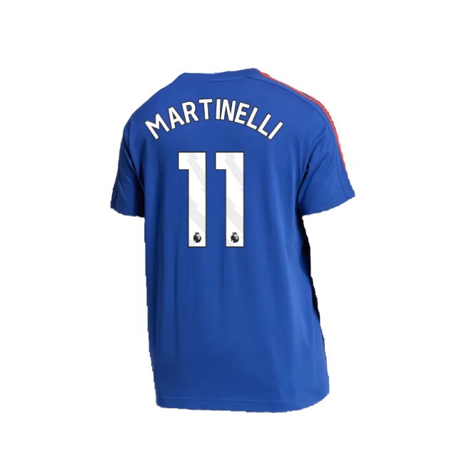 2024-2025 Arsenal DNA Tee (Victory Blue) (Martinelli 11) — Shop Now