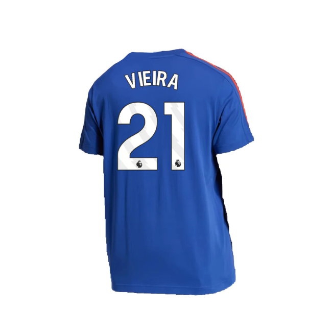 2024-2025 Arsenal DNA Tee (Victory Blue) (Vieira 21) — Shop Online