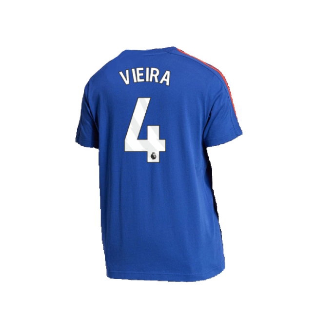 2024-2025 Arsenal DNA Tee (Victory Blue) (Vieira 4) — Buy Online