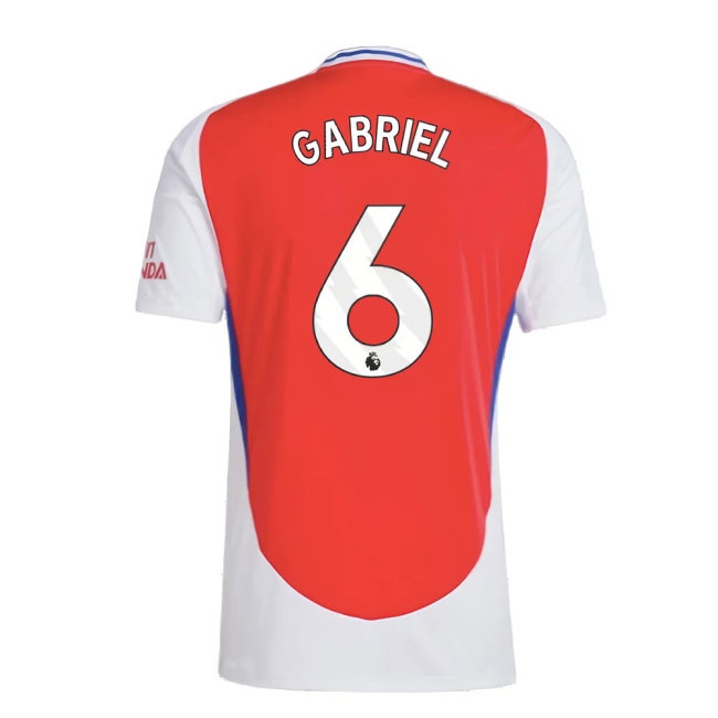 2024-2025 Arsenal Home Shirt (Gabriel 6) — Shop Now