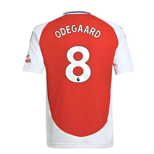 2024-2025 Arsenal Home Shirt (Kids) (Odegaard 8) — Shop Online