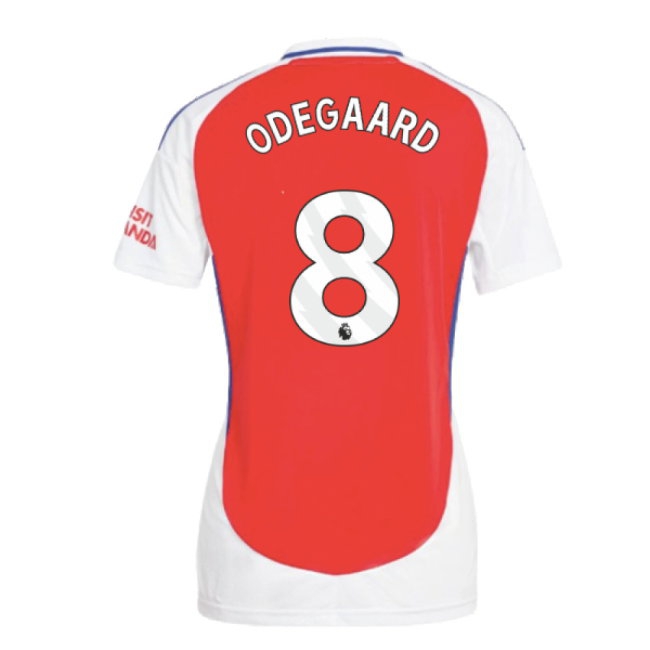2024-2025 Arsenal Home Shirt (Womens) (Odegaard 8) — Shop Online