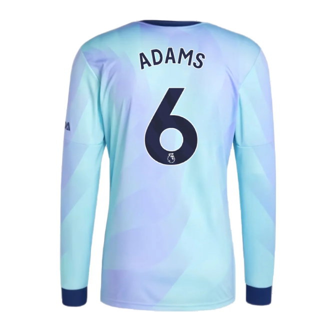 2024-2025 Arsenal Long Sleeve Third Shirt (Adams 6) — Buy Now