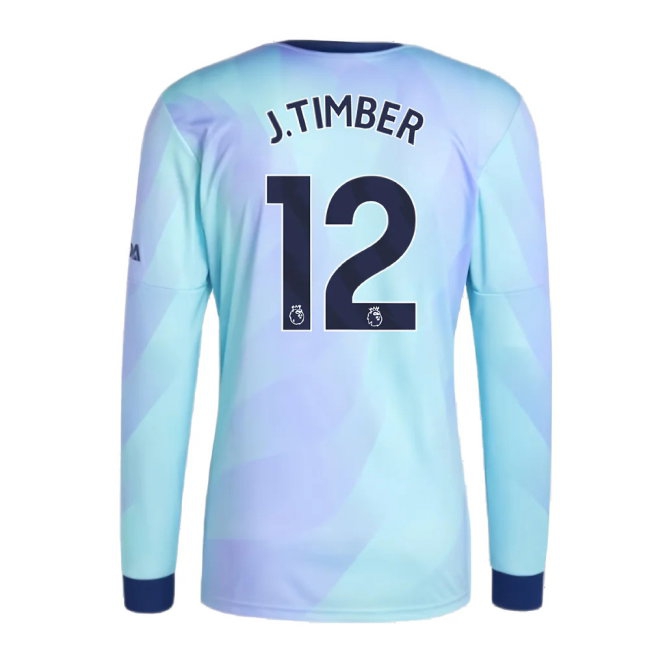 2024-2025 Arsenal Long Sleeve Third Shirt (J.Timber 12) — Buy Now