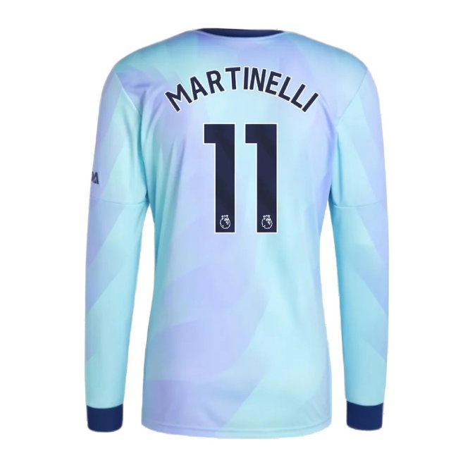 2024-2025 Arsenal Long Sleeve Third Shirt (Martinelli 11) — Shop Now