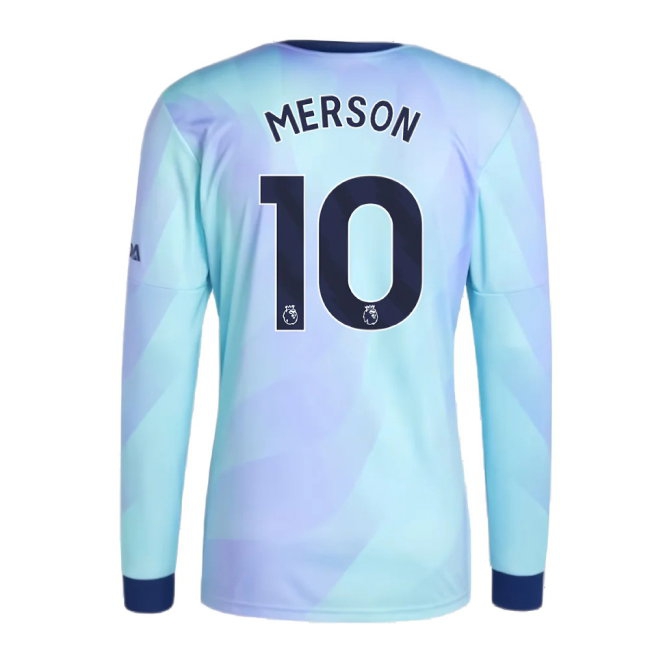 2024-2025 Arsenal Long Sleeve Third Shirt (Merson 10) — Buy Online