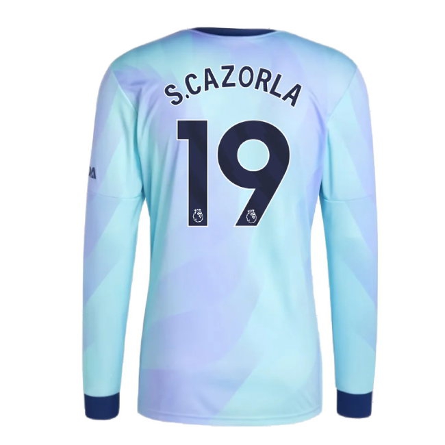 2024-2025 Arsenal Long Sleeve Third Shirt (S.Cazorla 19) — Shop Now