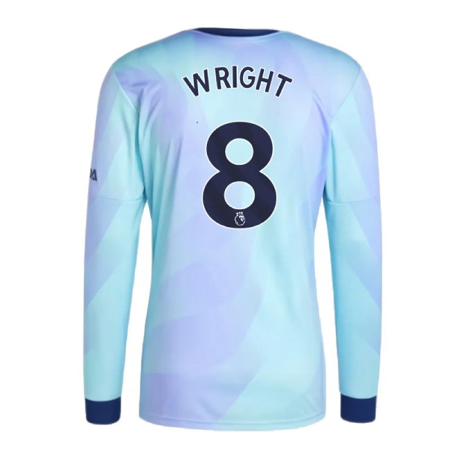 2024-2025 Arsenal Long Sleeve Third Shirt (Wright 8) — Shop Now