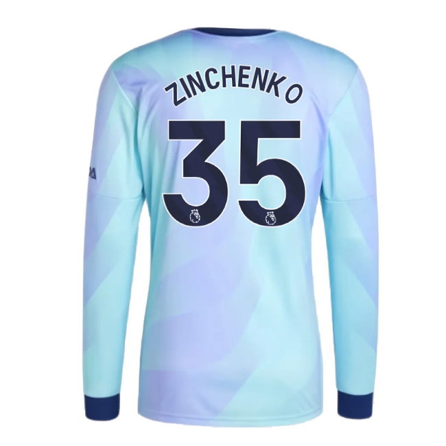 2024-2025 Arsenal Long Sleeve Third Shirt (Zinchenko 35) — Shop Online