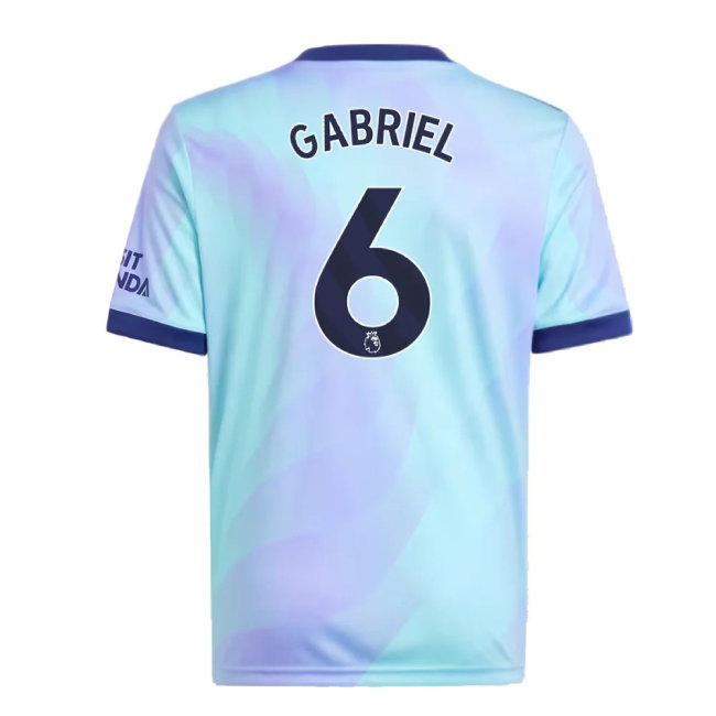 2024-2025 Arsenal Third Shirt (Kids) (Gabriel 6) — Buy Now