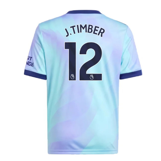 2024-2025 Arsenal Third Shirt (Kids) (J.Timber 12) — Shop Online