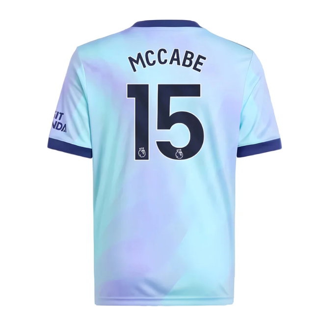 2024-2025 Arsenal Third Shirt (Kids) (McCabe 15) — Shop Online