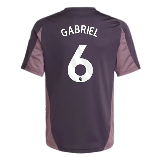2024-2025 Arsenal Training Jersey (Aurora Black) - Kids (Gabriel 6) — Shop Now