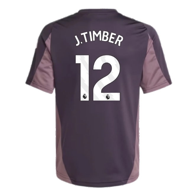 2024-2025 Arsenal Training Jersey (Aurora Black) - Kids (J.Timber 12) — Buy Online