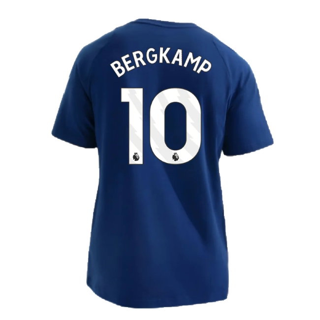 2024-2025 Arsenal Training Tee (Night Sky) (Bergkamp 10) — Buy Online