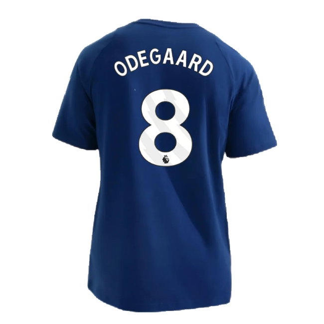 2024-2025 Arsenal Training Tee (Night Sky) (Odegaard 8) — Shop Online