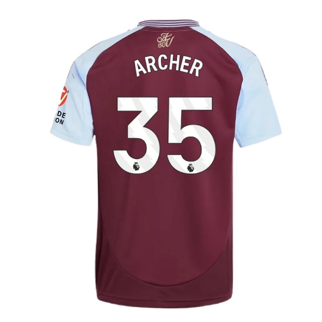 2024-2025 Aston Villa Home Shirt (Archer 35) — Shop Online