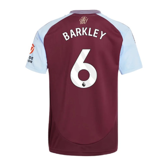 2024-2025 Aston Villa Home Shirt (Barkley 6) — Shop Online