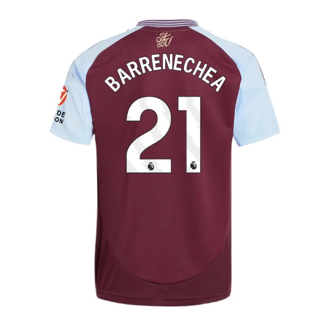 2024-2025 Aston Villa Home Shirt (Barrenechea 21) — Shop Online
