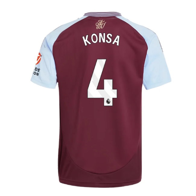 2024-2025 Aston Villa Home Shirt (Konsa 4) — Shop Now