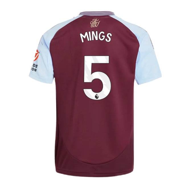 2024-2025 Aston Villa Home Shirt (Mings 5) — Buy Online