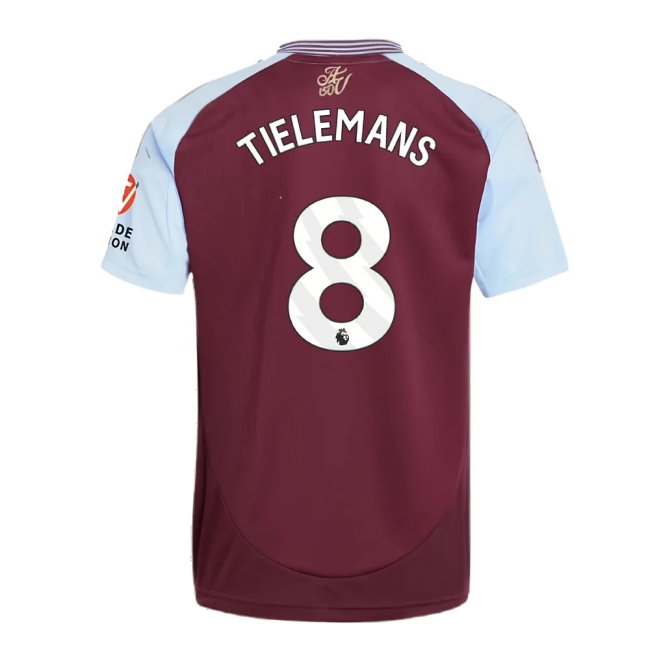 2024-2025 Aston Villa Home Shirt (Tielemans 8) — Buy Now