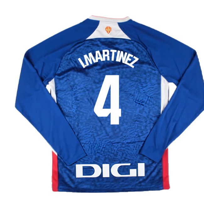 2024-2025 Athletic Bilbao Long Sleeve Away Shirt (I.Martinez 4) — Shop Now