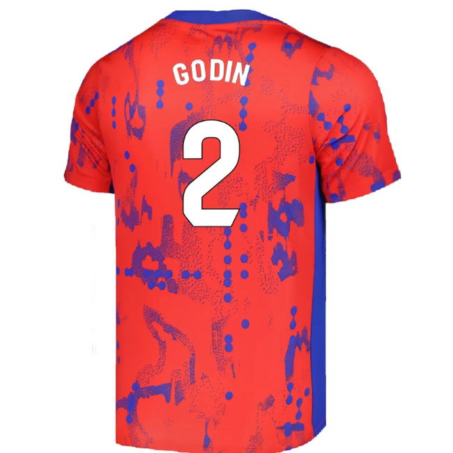 2024-2025 Atletico Madrid Dri-FIT Pre-Match Shirt (Red) (Godin 2) — Buy Now