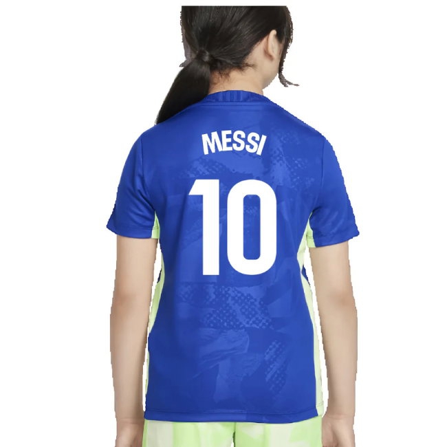 2024-2025 Barcelona Third Pre-Match Shirt (Royal) - Kids (Messi 10) — Buy Online