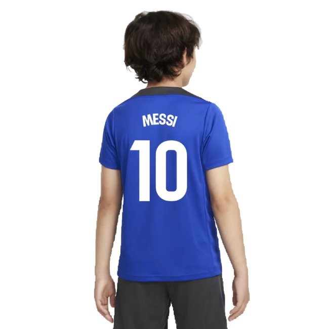 2024-2025 Barcelona Third Training Shirt (Blue) - Kids (Messi 10) — Buy Now