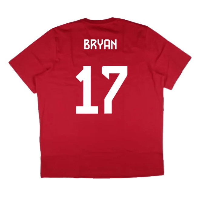 2024-2025 Bayern Munich DNA Graphic Tee (Red) (Bryan 17) — Shop Online