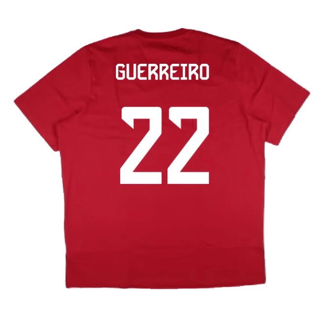2024-2025 Bayern Munich DNA Graphic Tee (Red) (Guerreiro 22) — Buy Now