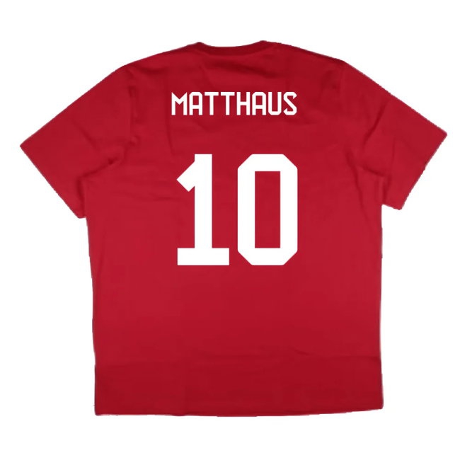2024-2025 Bayern Munich DNA Graphic Tee (Red) (Matthaus 10) — Shop Now