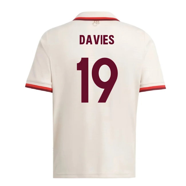 2024-2025 Bayern Munich Third Shirt (Kids) (Davies 19) — Buy Online