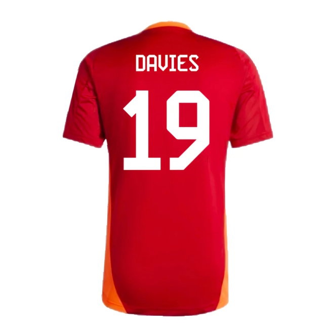 2024-2025 Bayern Munich Training Shirt (Red) (Davies 19) — Shop Online