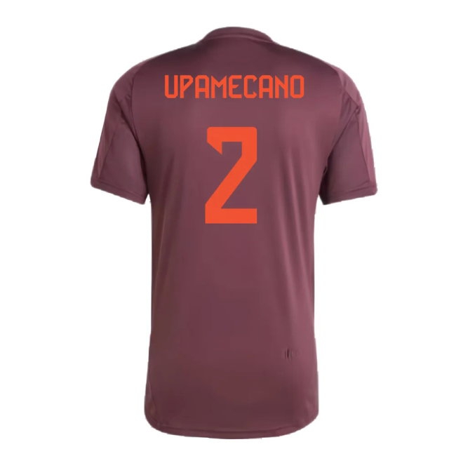 2024-2025 Bayern Munich Training Shirt (Shadow Maroon) (Upamecano 2) — Shop Now
