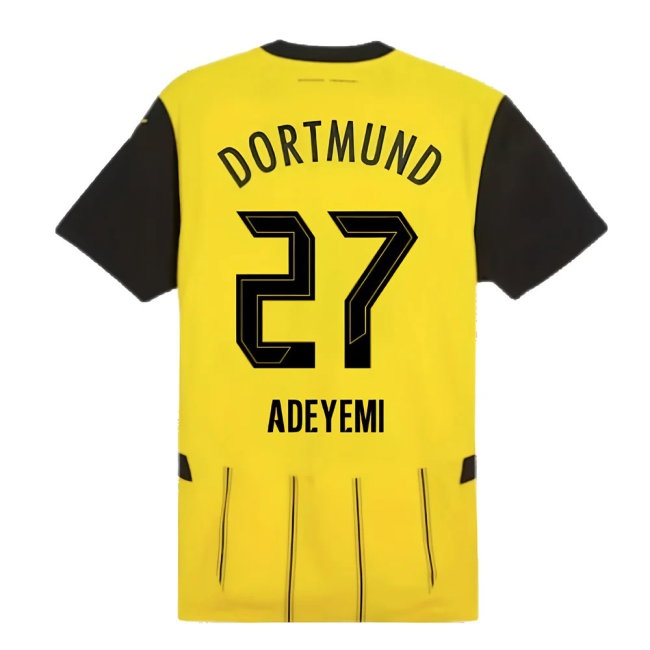 2024-2025 Borussia Dortmund Player Version Home Shirt (Adeyemi 27) — Shop Online