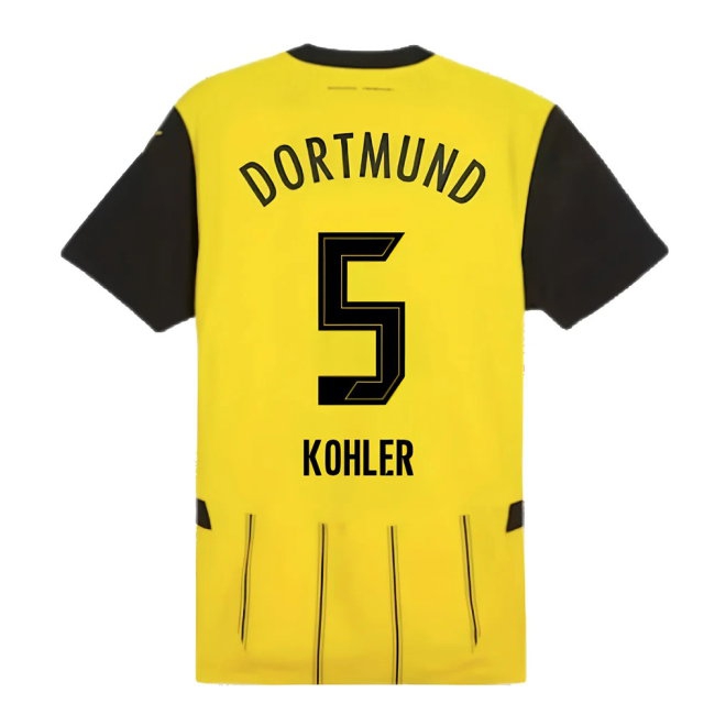 2024-2025 Borussia Dortmund Player Version Home Shirt (Kohler 5) — Shop Now