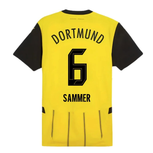 2024-2025 Borussia Dortmund Player Version Home Shirt (Sammer 6) — Shop Online