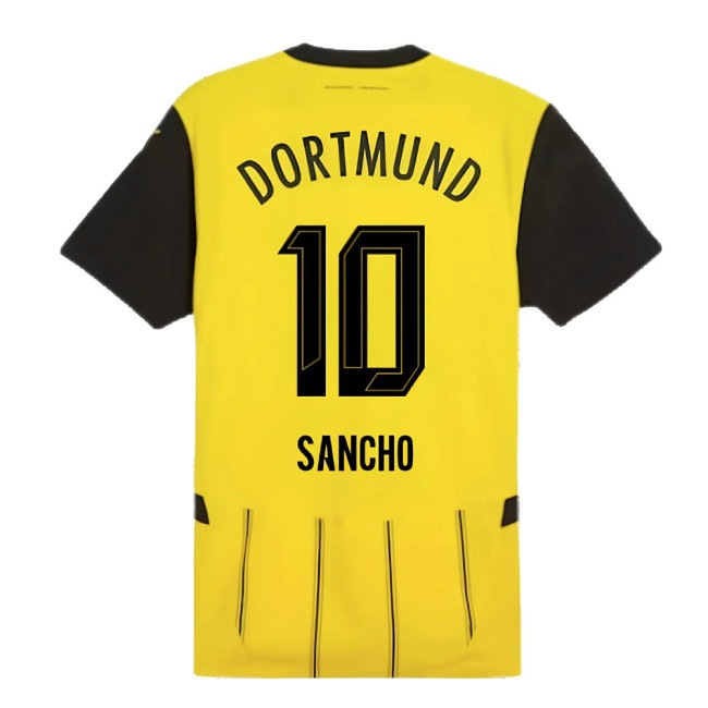 2024-2025 Borussia Dortmund Player Version Home Shirt (Sancho 10) — Shop Online