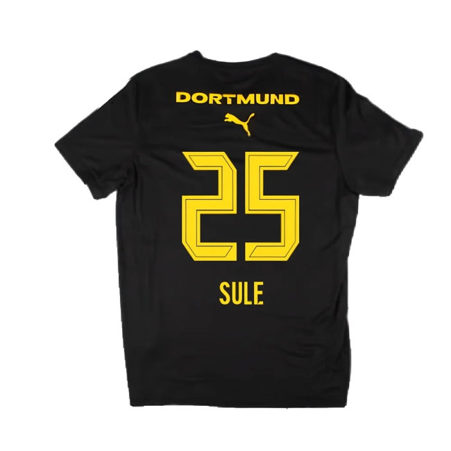 2024-2025 Borussia Dortmund Casuals Tee (Black) (Sule 25) — Shop Online