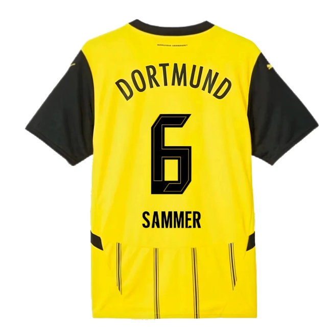 2024-2025 Borussia Dortmund Home Shirt (Sammer 6) — Shop Online