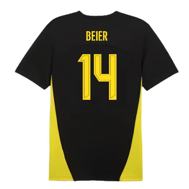 2024-2025 Borussia Dortmund Training Shirt (Black) (Beier 14) — Shop Online