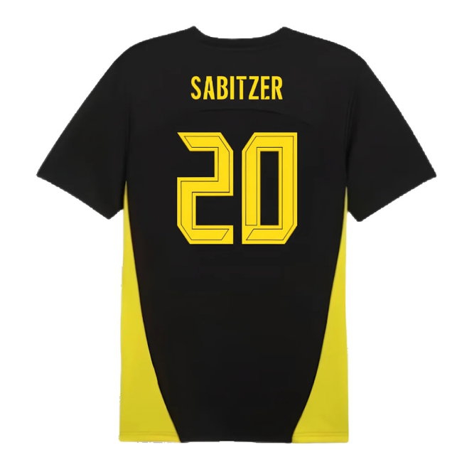 2024-2025 Borussia Dortmund Training Shirt (Black) (Sabitzer 20) — Shop Online